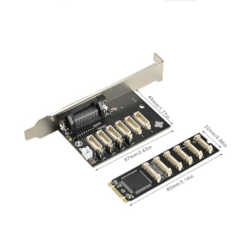 Adaptador serie RS232 M.2 M+B Key para expansión de PC y comunicación de datos 3