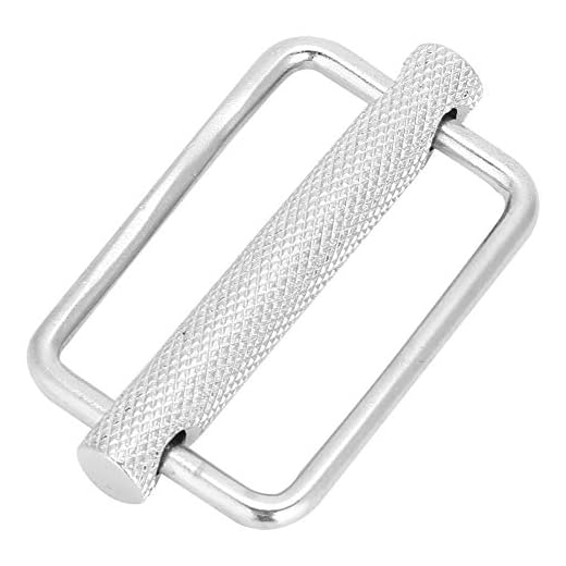 Demeras Anillo de Buceo Soporte para cinturón de Peso 51 mm Hebilla Deslizante de Acero Inoxidable Correa Soporte para cinturón Accesorio de Buceo
