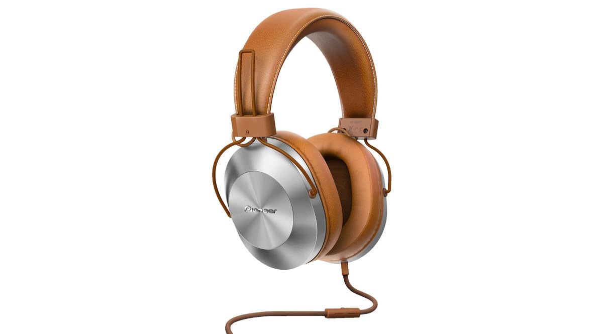 ヘッドホン Pioneer SE-MS5T-T BROWN Pioneer SE-MS5T-T Over Ear Headphone with In-Line Microphone