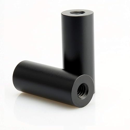 Miniatura 3 de NICEYRIG Varilla micro de 1.5 pulgadas y 0.591 in con roscas hembra de 14, varilla de cámara de aleación de aluminio oxidada negra paquete de 2 - 026