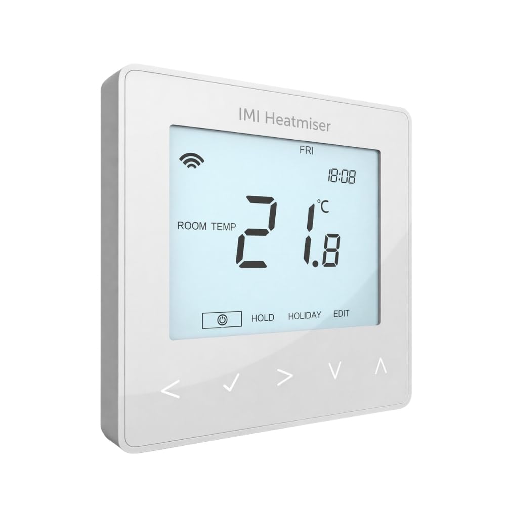 Lavatap Glacier White Heatmiser Neostat V2 Smart Thermostat – – For Wet Central Heating, Wet Ufh & Hot Water Timer (Not Electric Ufh) – Programmable Heating Control, Neohub Required For App