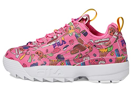 Fila Disruptor II Premium (Big Kid) Sugar Plum/Electric Purple/Lemon 7 Big Kid M4