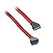 CableMod ModFlex Sleeved Right Angle Internal USB 3.0 Cable (Red, 50cm)