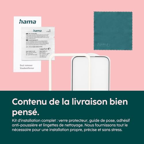 Hama Verre de protection décran Apple IPhone 17 1 pc résistant aux éraflures 00228556 - vue 9