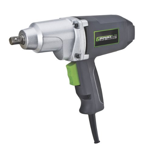 Buy 1 get 1 🔥 Genesis GIW3075K 7.5 Amp 1/2" Impact Wrench Driver Kit with Detent Pin Square Drive Anvil, 4 Sockets, and Heavy-Duty Storage Case
