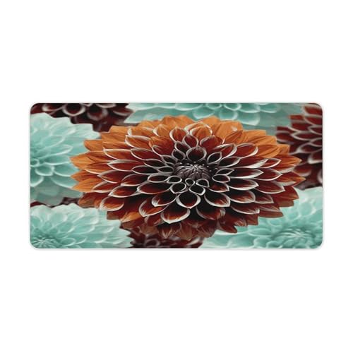 Alfombrilla de escritorio Dahlia Flower grande de goma