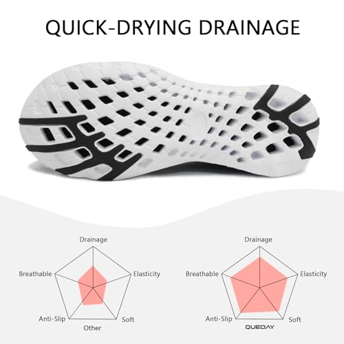Generic Queday Water Shoes for Women Men Quick Dry Barefoot Shoes Lightweight Athletic Sports Aqua Socks Outdoor Swim Fishing Hiking Diving Surf Walking Kayaking2