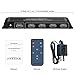 ROOFULL 4 Ports 8K HDMI 2.1 Switch 4 in 1 Out 8K@60Hz 4K@120Hz HDMI Switcher Selector with Remote Support 48Gbps HDR 10+ Dolby Vision/Atmos HDCP 2.3 CEC for PS5 4 Pro Xbox Apple TV Game PC Roku