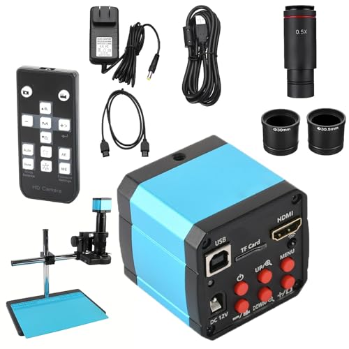 USB Microscope Camera 21MP con Microscope Camera Digital, HDMI/USB para PCB, Inspección Electrónica Y Laboratorio, Sistema De Vision Industrial De Alta Resolución