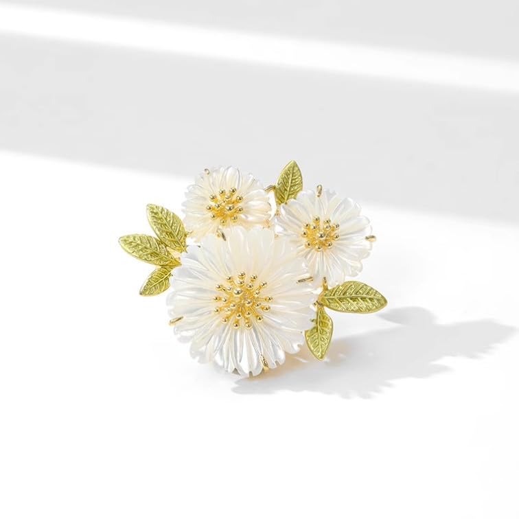 Image of Elegant Pink Lily Flower Brooch Pin for Women - Rhinestone Lily Lapel Pin for Coats, Jackets, and Sweaters