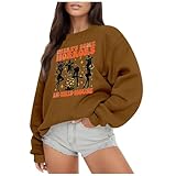 MODSGUE Jersey de forro polar para hombre elegante suéter de invierno sudadera de mujer suéter de Navidad divertido suéter de punto suave para mujer, Café C., XL