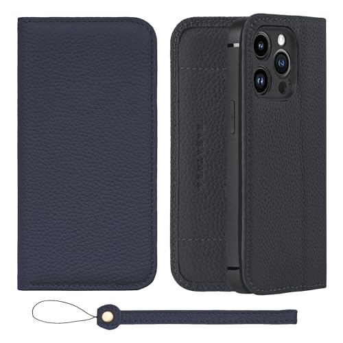 HANATORA for iPhone 15Pro �P�[�X �蒠�^ �{�v �X�}�z�P�[�X �X�}�z �X�^���h �X�g���b�v �t�� �V�������N�J�[�t���U�[ �x���g�Ȃ� �}�O�l�b�g�Ȃ� �l�C�r�[ H1SPA-15Pro-Navy �M�t�g �a���� ���� �j�� �ޏ� ��