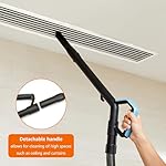 Amazon Basics Upright Bagless Vacuum Cleaner for Carpet and Hard Floors, With Crevice and Upholstery Tools, Detachable Handle, Lightweight (8.4 lbs), 1.7L Dust Cup, 720W, 18ft Cord, Black/White - Image 3