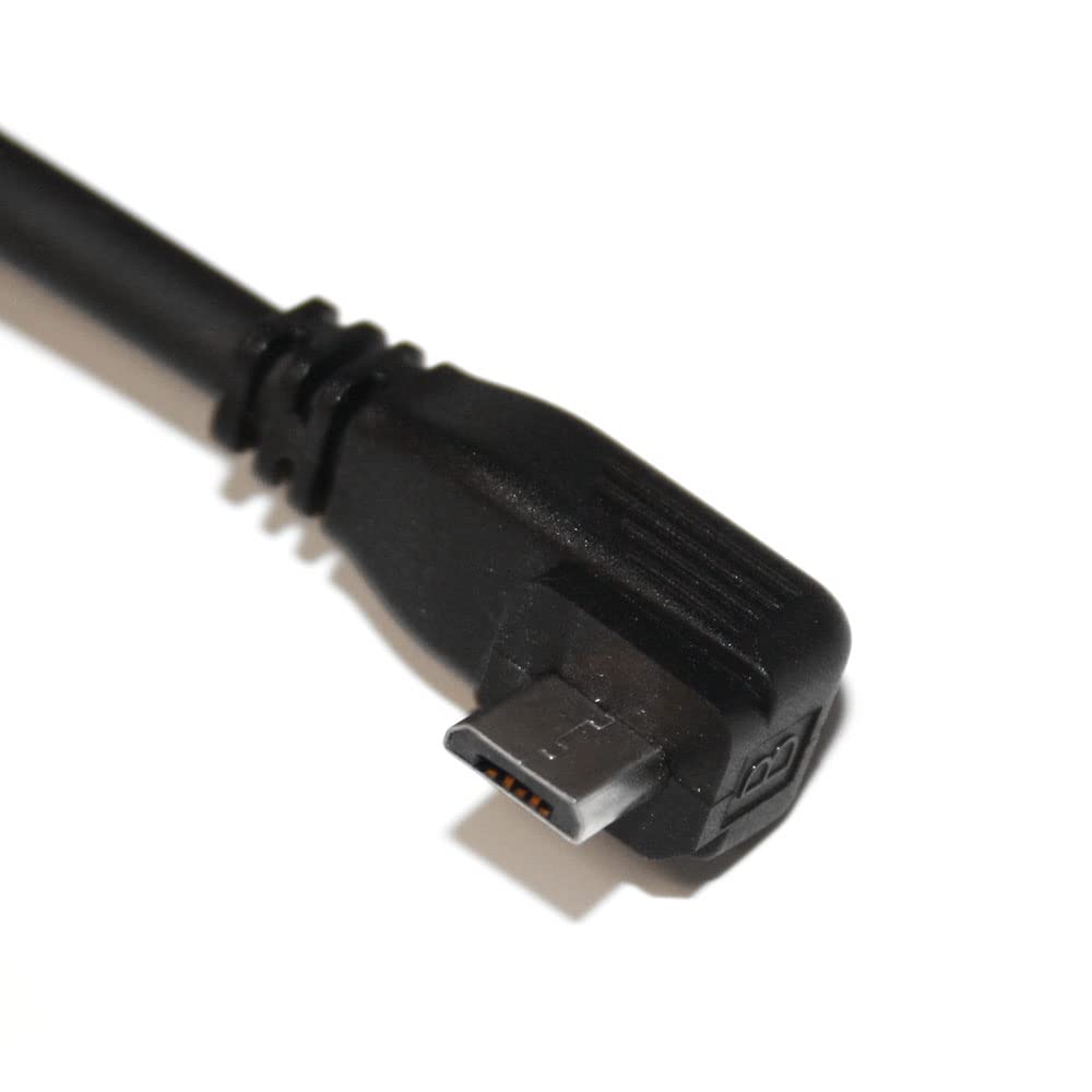 Audi 8s0051435b USB Cable Adaptador de ángulo Recto para Dispositivos móviles con Micro USB Hembra