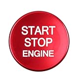 Innen Dekoration Auto Kompatibel Mit Alfa Für Romeo Für Giulia 952 Für Stelvio 2017 2018 2019 2020 2021 Automotor-Start-Stopp-Knopf-Abdeckungsaufkleber