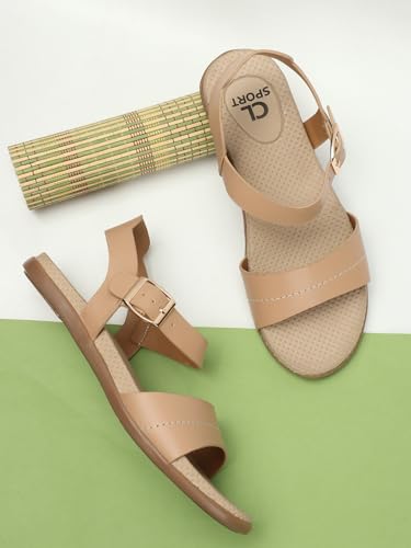 Image of Carlton London women's Lightweight & Comfortable Back Strap Sandals