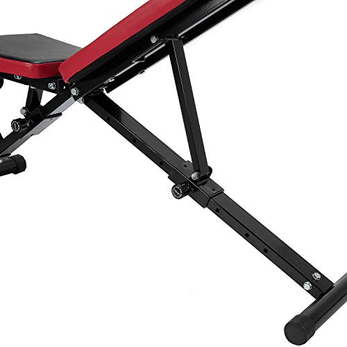 Adjustable Weight Bench 500lbs Capacity Foldable Workout Exercise Fitness Bench with Leg Extension for Weight Lifting Press Ab Exercise Utility Weight Bench for Home Gym Full Body Workout - Home Fitness Guru Adjustable Weight Bench 500lbs Capacity Foldable Workout Exercise Fitness Bench with Leg Extension for Weight Lifting Press Ab Exercise Utility Weight Bench for Home Gym Full Body Workout - Image 5