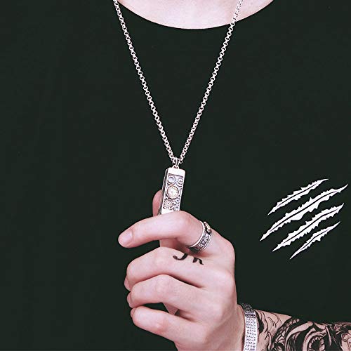Collier harmonica en argent S925 jouable pour un style vintage unique - 4