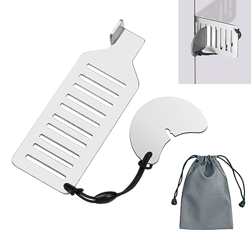 Cerradura de Puerta Portátil, viaje para puerta Trabajo Pesado Cerradura de Puerta de Privacidad de Seguridad sin Perforaciones para viajar, hotel, hogar, apartamento Incluye bolsa de transporte