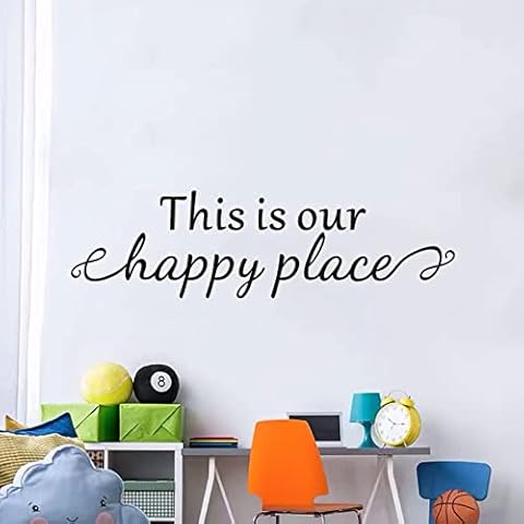 Vinyl Wall Sticker - Our Happy Place Cover