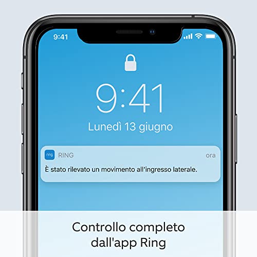 Ring videocamera Plus con faretti a batteria (Spotlight Cam Plus) | Telecamera di sorveglianza wifi per esterno con video HD 1080p, audio bidirezionale, fai-da-te | Ring Home: 30 gg. prova gratuita - Immagine 4
