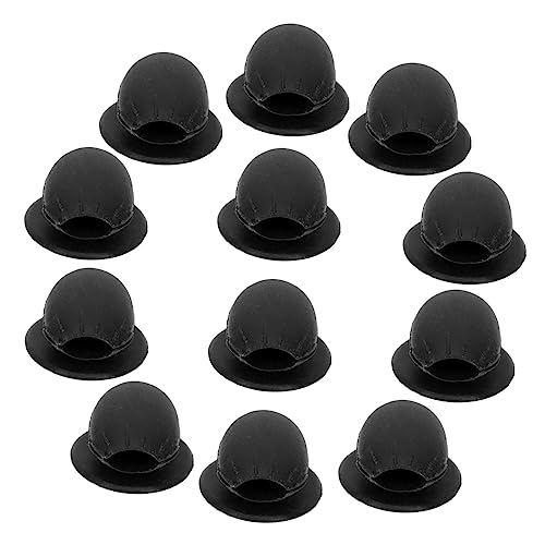 FRCOLOR Makeup Brush Net Covers 12 Pack Silicone Lip Brush Dust Covers for Reusable Lip Brush Protectors