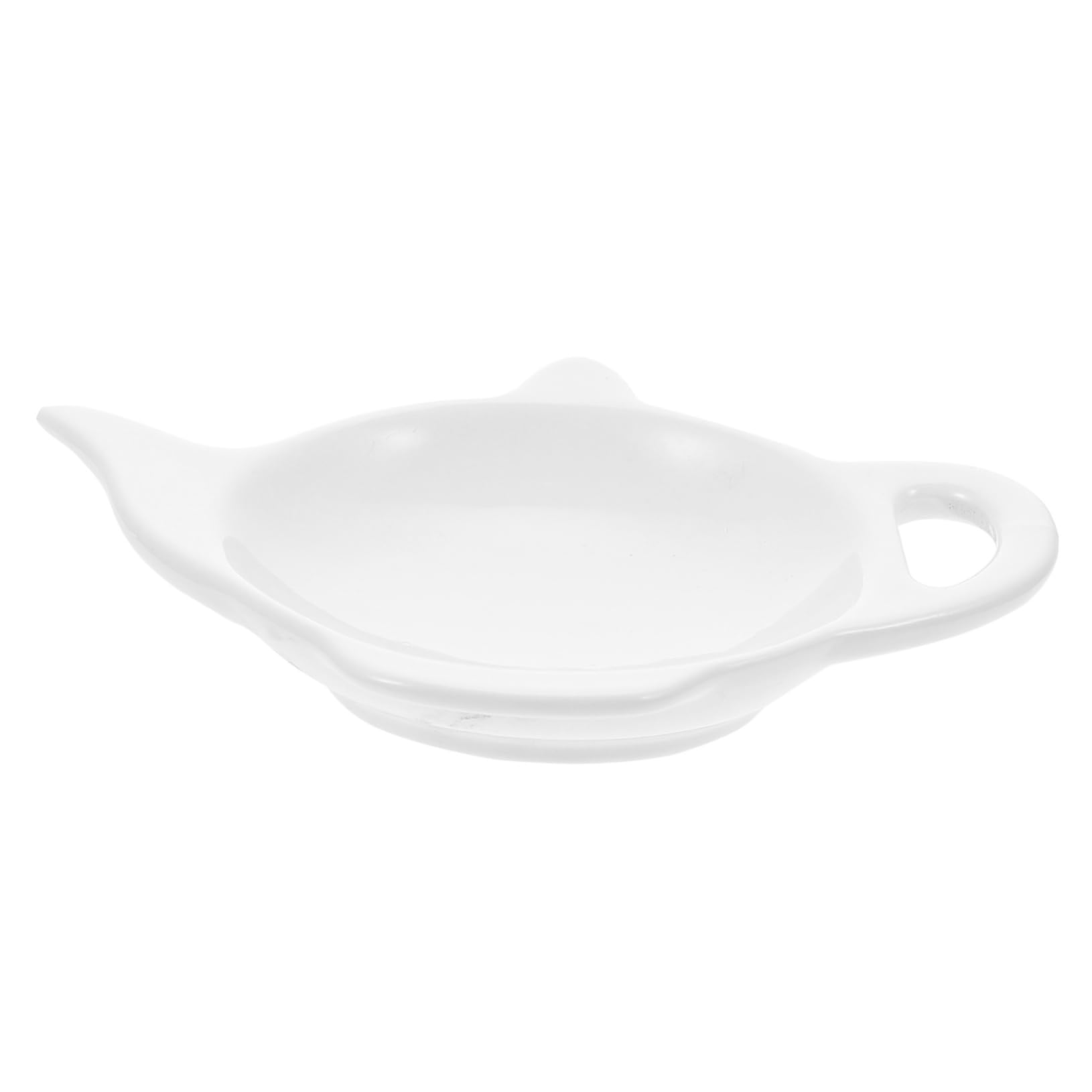 LABRIMP Professional Teabag Tray Ceramic Coaster Decorative Teabag Holder for Tea House