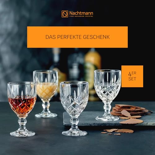 Nachtmann Likörgläser Set 57 ml, 4 Stück, Noblesse, 103748, Schnapsgläser aus Kristallglas, Shotgläser spülmaschinenfest – Ansicht 4