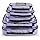 Luggage Packing Organization Cubes 5 Pack, Lavender, 2 Small, 2 Medium, 1 Large (TWPC-27)
