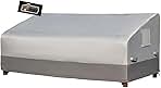 GORILLA GRIP Waterproof Large Outdoor Patio Sofa Cover, 80 Inch, Adjustable Furniture Covers Sets for Winter, Keep Cushions Dry, Protects from Sun, Snow, Rain, Windproof, UV Coated, 1 Pack