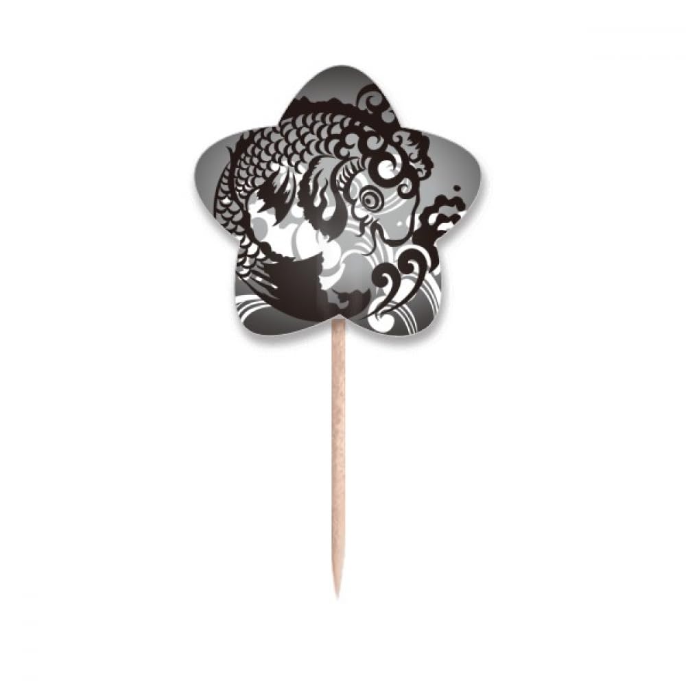 Piques cupcakes drapeaux étoiles pour décorer les desserts d'enfants