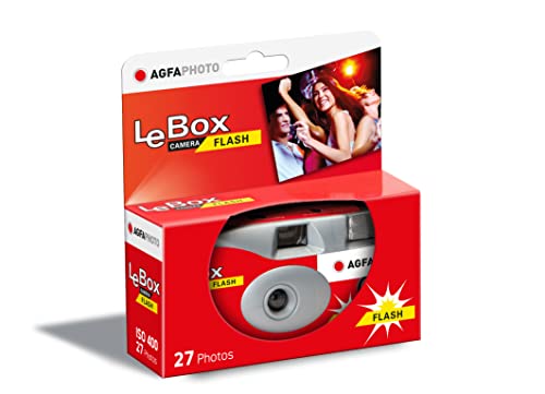 アグファ LeBox Flash ストロボ内蔵 レンズ付フィルムカメラ 27枚撮り