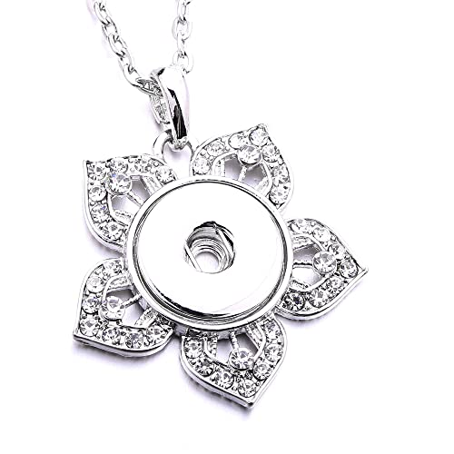 Collier pendentif métal boutons roux 18mm chaîne acier inoxydable fabrication bijoux mixte