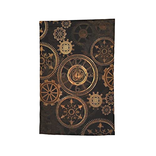 Drapeau de jardin en bronze lisible double face pour extérieur soigné