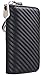 kinzd Car Key Wallet Case Leather Car Key Chain Coin Holder Zipper Key Case
