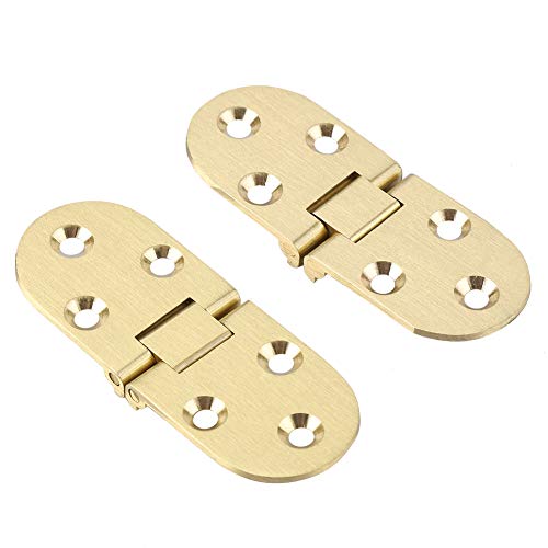 Garosa 80 * 30mm Table Hinge Zinc Alloy Metal Round Furniture Flip Tray Hinge for Folding Sewing Machine Workstation Desk Organizer - Image 4