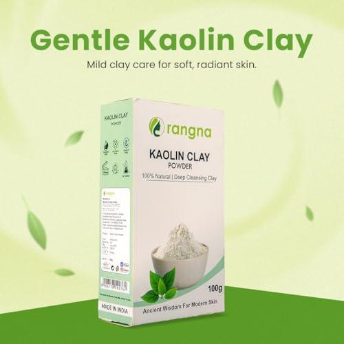 Image of Natural Kaolin Clay Powder | China clay - For Acne, Blackheads And For Glowing Skin 100g