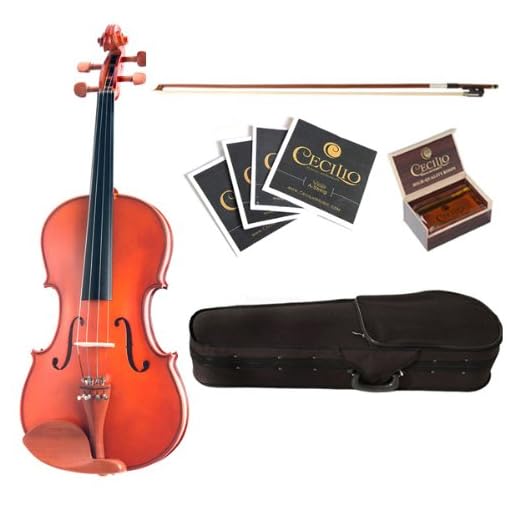 Cecilio CVA-400 Solidwood Viola, Size 14-Inch