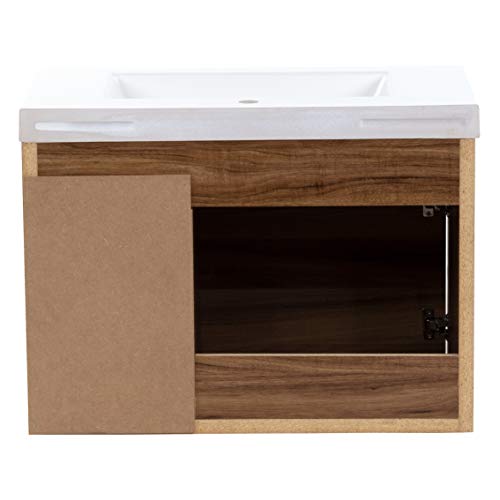 Spring Mill Cabinets Kelby Bathroom Vanity With Sink, 30 Inches, Caramel Mist #TOP1