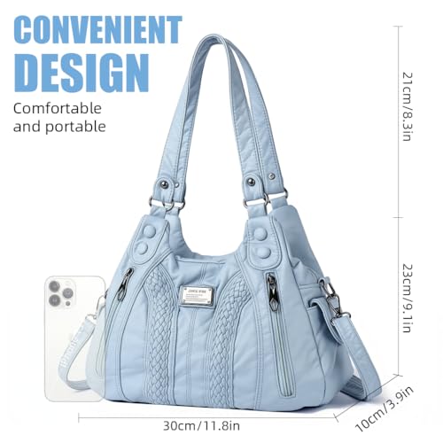 Image of PALAY Shoulder Bag for Woman Vintage PU Leather Women Handbags Punk Retro Crossbody Bags for Women