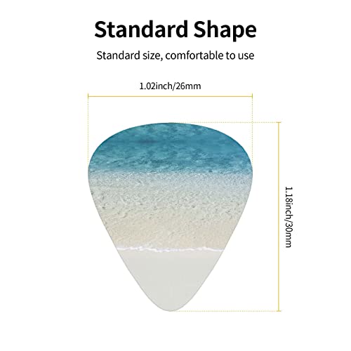 Ensemble de 12 médiators de guitare de plage de sable blanc d’eau de mer claire pour guitare acoustique, guitare… - Les Beatles, Paul McCartney, John Lennon, RIngo Starr, George Harrison Ensemble de 12 médiators de guitare de plage de sable blanc d'eau de mer claire pour guitare acoustique, guitare… – Image 5