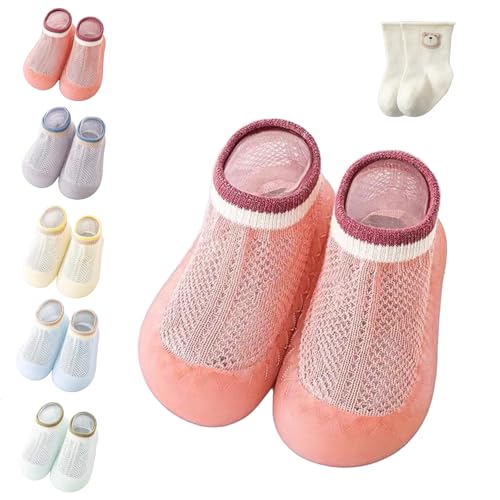 Tiny Explorings Sock Shoes,Baby Walking Shoes,Toddler Non-Slip Breathable Mesh Elastic Shoe for Baby Boy Girl 6-24 Months