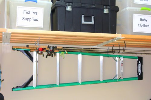 DIY Rhino Shelf Universal Garage Shelves (16 Foot Length, 33.5" Deep) - Commercial Grade, Structural Kits for Handymen - Thumbnail 5