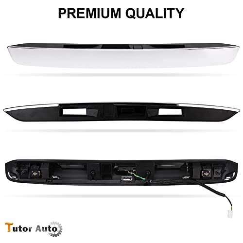 Tutor Auto Rear Liftgate Chrome Handle Rear Tail Gate Finish Molding Compatible with 2013-2016 Nissan Pathfinder S SL SV 3.5L Replace 90810-9PG0A