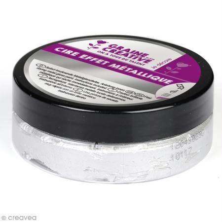 Graine CréativePatina Metal Effect Wax – Silver