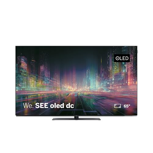 LOEWE We. See 65 Zoll OLED-TV, Dual Channel, Smart TV (Dolby Vision, 60 W Dolby Atmos, HDMI 2.1 120 Hz VRR, Apple AirPlay, Matter, Bluetooth Remote, extra flaches Monitor-Design)