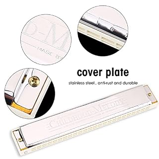 Kcivsou 24 Trous Clé de C Métal Harmonica, 24 Trous Clé de C Métal Harmonica Bouche Orgue Enfants Jouet Harmonicas - Les Beatles, Paul McCartney, John Lennon, RIngo Starr, George Harrison Kcivsou 24 Trous Clé de C Métal Harmonica, 24 Trous Clé de C Métal Harmonica Bouche Orgue Enfants Jouet Harmonicas – Image 4