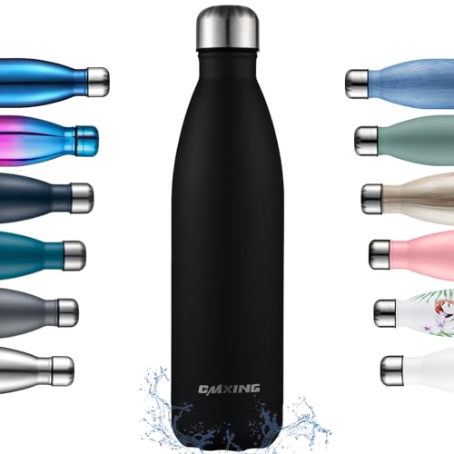 Botella De Agua-CMXING 500ML/750ML de doble pared con aislamiento de botella de agua de acero inoxidable