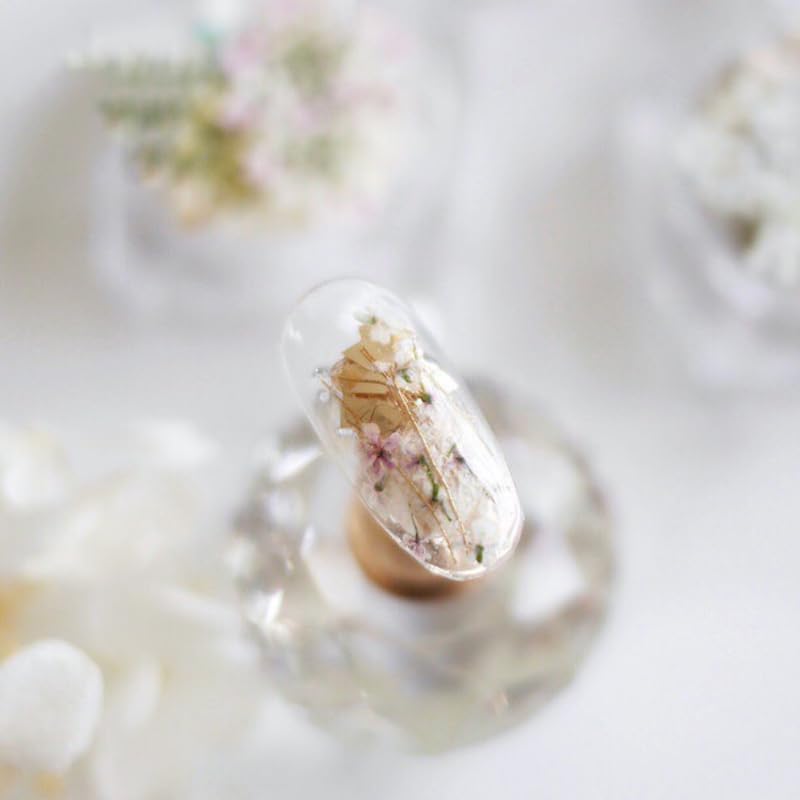 Amazon.co.jp: AAGWW ドライフラワー ネイルパーツ 押し花 レジン用 花  