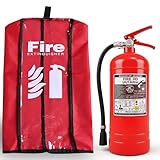 Fire Extinguisher Cover Small Size Pack of 6 - Dust, Scratch Protective Cover - Fire Extinguisher Sleeve Transparent - Weatherproof Waterproof Protective Covering - for Extinguishers up to 10LBS (5kg)